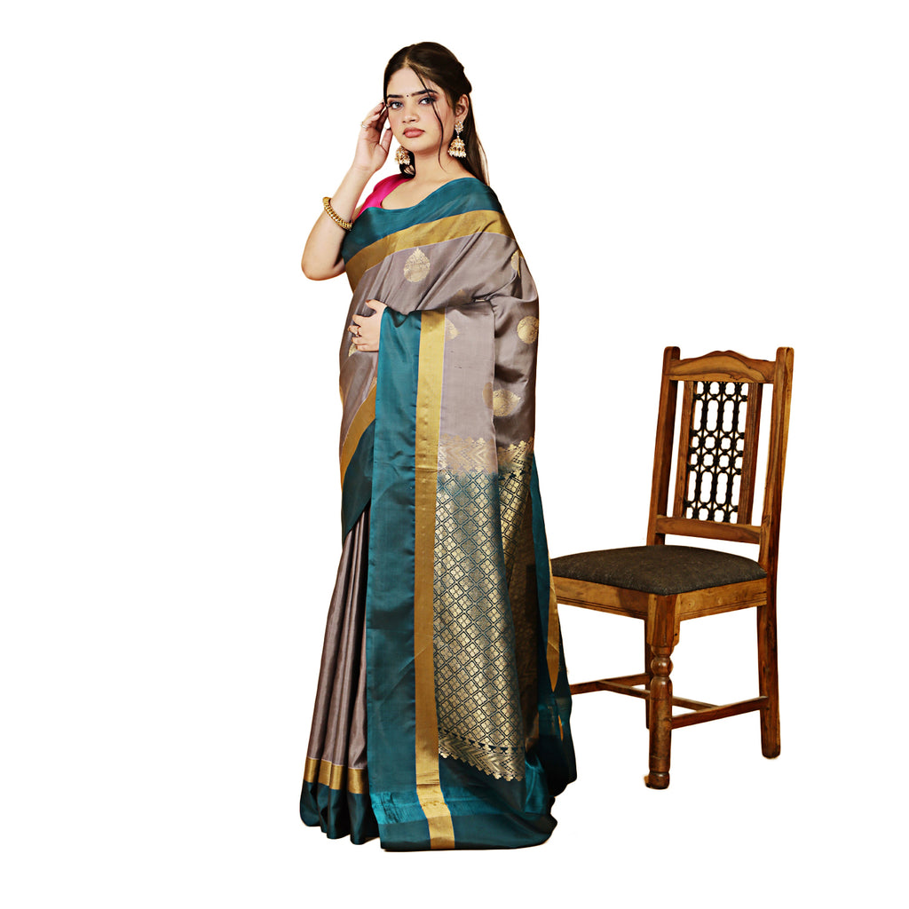 handmade silk saree
