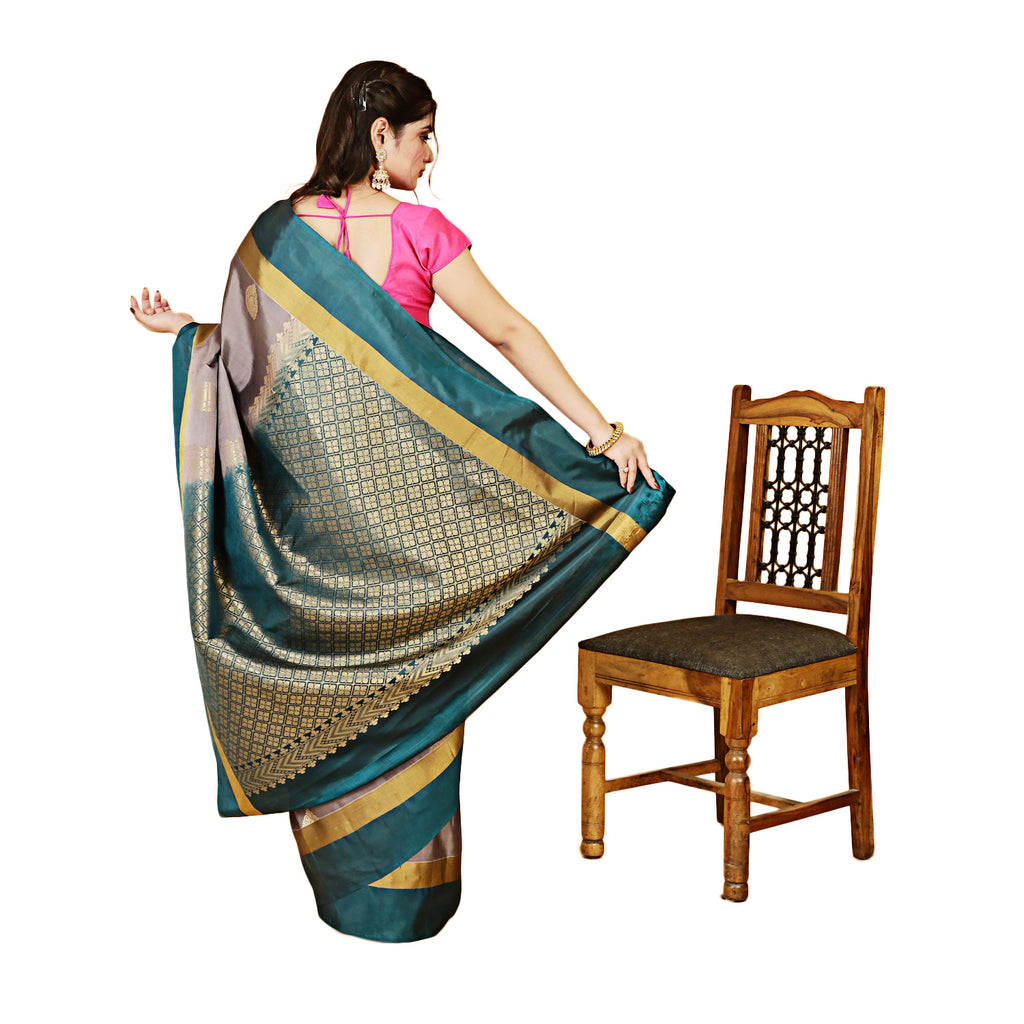 handwoven silk saree
