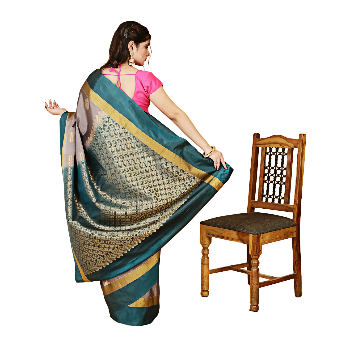 handwoven silk saree