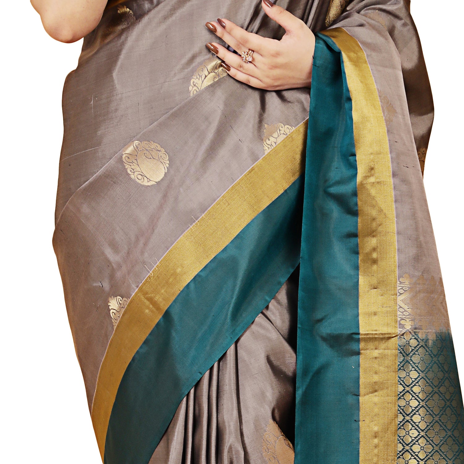handmade silk saree